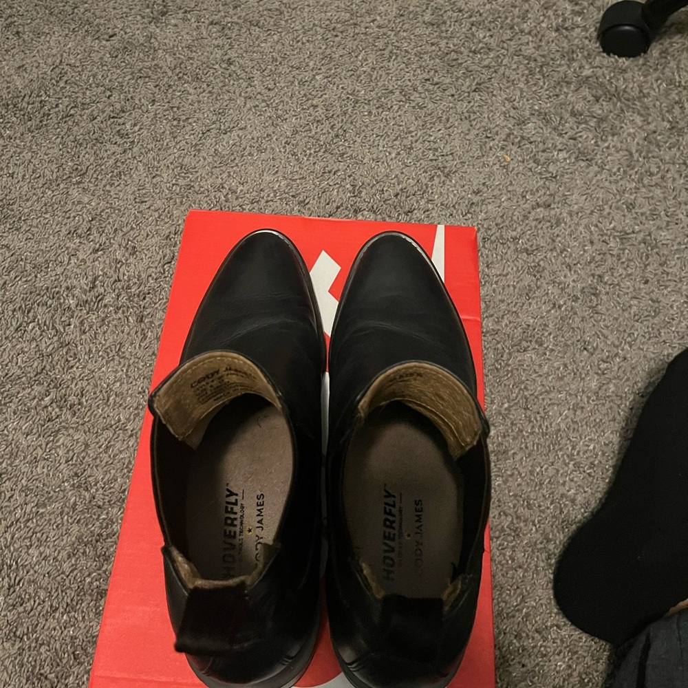 Cody James Leather Men's Black Chelsea Boots - Picture 6 of 6